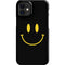 Black Happy Face iPhone 12 Mini Lite Case