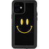 Black Happy Face iPhone 12 Mini Waterproof Case