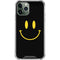 Black Happy Face iPhone 12 Pro Clear Case