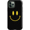 Black Happy Face iPhone 12 Pro Impact Case