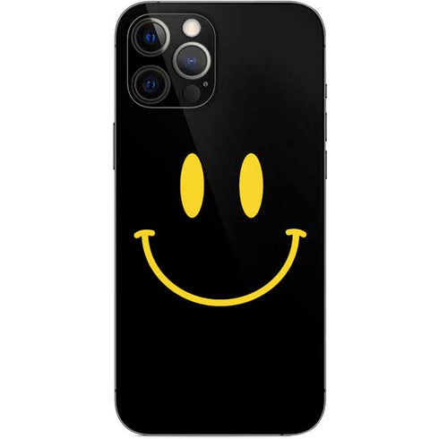 Black Happy Face iPhone 12 Pro Max Skin