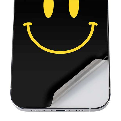 Black Happy Face iPhone 12 Pro Max Skin