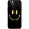 Black Happy Face iPhone 12 Pro Skin