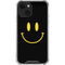 Black Happy Face iPhone 13 Clear Case