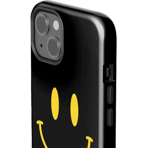 Black Happy Face iPhone 13 Impact Case