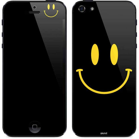 Black Happy Face iPhone 5/5s/5SE Skin