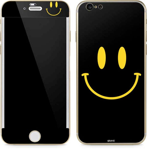 Black Happy Face iPhone 6/6s Skin