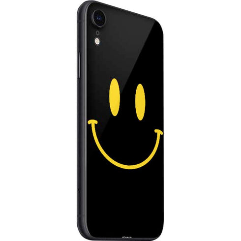 Black Happy Face iPhone SE (2nd & 3rd Gen) Skin