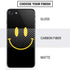 Black Happy Face iPhone SE (2nd & 3rd Gen) Skin