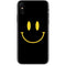 Black Happy Face iPhone X Skin