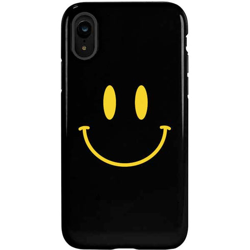Black Happy Face iPhone XR Pro Case