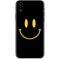 Black Happy Face iPhone XR Skin