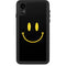 Black Happy Face iPhone XR Waterproof Case