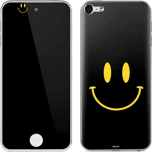 Black Happy Face Apple iPod Skin