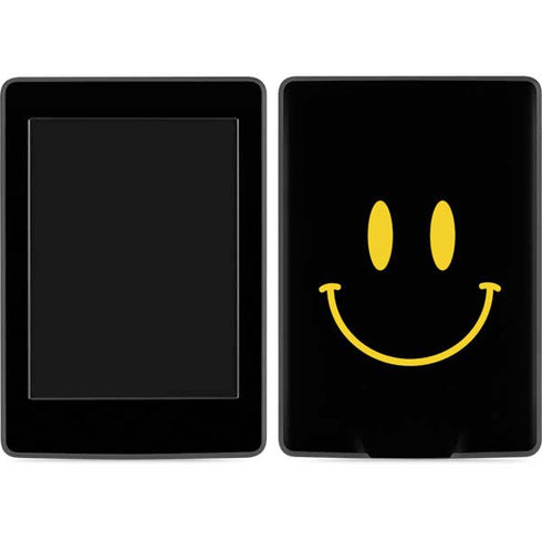 Black Happy Face Amazon Kindle Skin