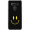 Black Happy Face LG K51/Q51 Clear Case
