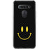 Black Happy Face LG K51/Q51 Clear Case