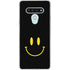 Black Happy Face LG Stylo 6 Clear Case