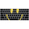 Black Happy Face Magic Keyboard Skin