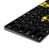 Black Happy Face Magic Keyboard with Numeric Keypad Skin