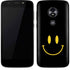 Black Happy Face Moto E5 Play Skin