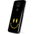 Black Happy Face Moto E5 Plus Skin