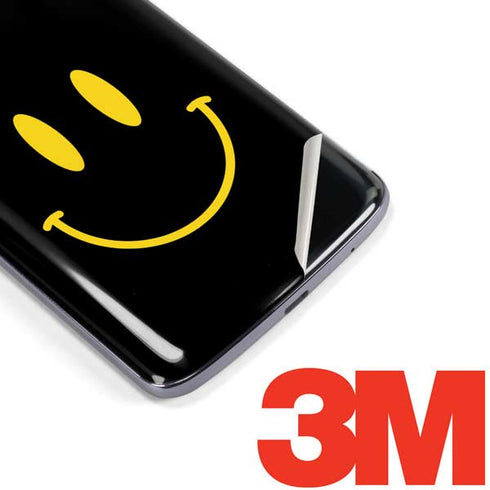 Black Happy Face Moto E5 Plus Skin