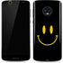 Black Happy Face Moto G6 Skin