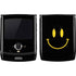 Black Happy Face Motorola RAZR Skin