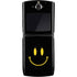 Black Happy Face Motorola RAZR Skin