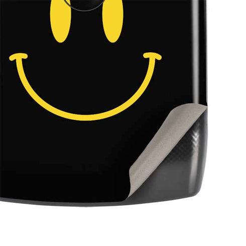 Black Happy Face Motorola RAZR Skin