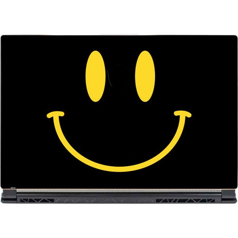 Black Happy Face MSI GS65 Stealth Laptop Skin