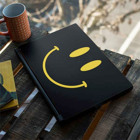 Black Happy Face MSI GS65 Stealth Laptop Skin