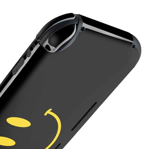 Black Happy Face Nintendo Switch Lite Skin