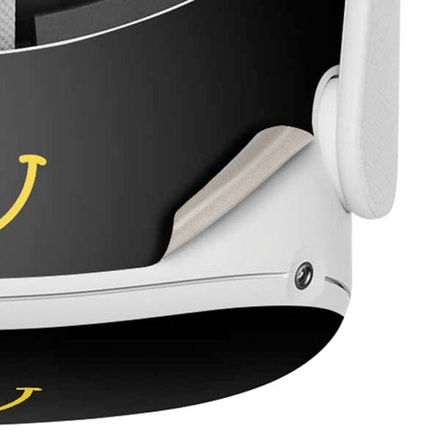Black Happy Face Oculus Quest 2 Skin