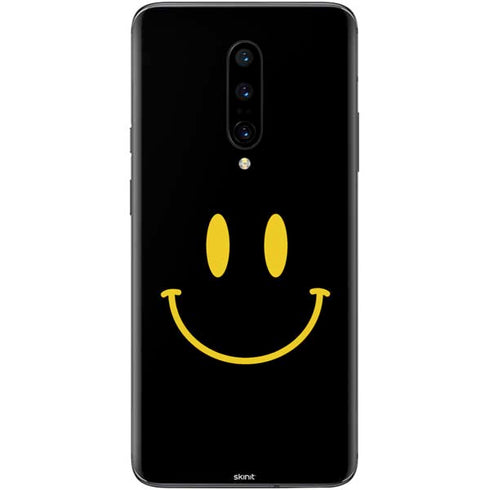 Black Happy Face OnePlus 7 Pro Skin