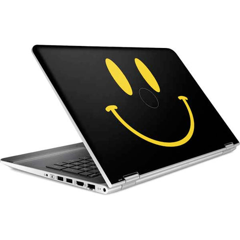 Black Happy Face HP Pavilion Skin
