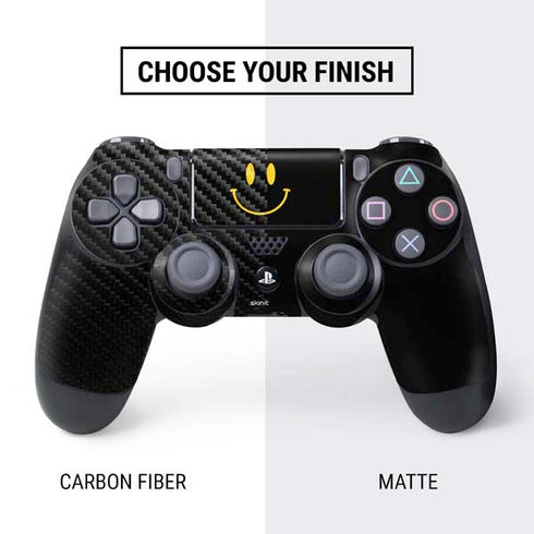 Black Happy Face PS4 Pro/Slim Controller Skin