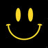 Black Happy Face PS4 Slim Skin