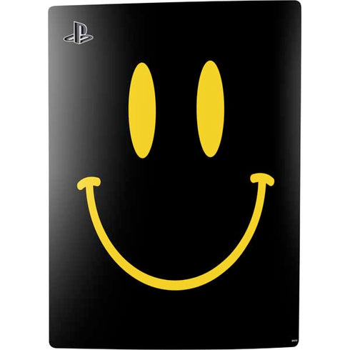 Black Happy Face PS5 Digital Edition Console Skin