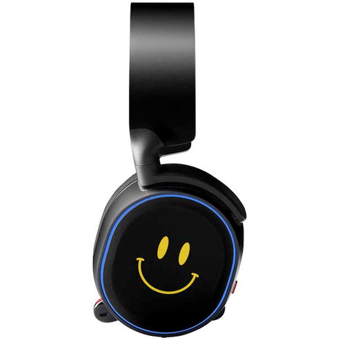 Black Happy Face SteelSeries Arctis 3 Skin