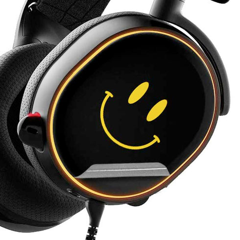 Black Happy Face SteelSeries Arctis 3 Skin