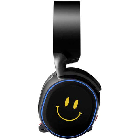 Black Happy Face SteelSeries Arctis 5 Skin