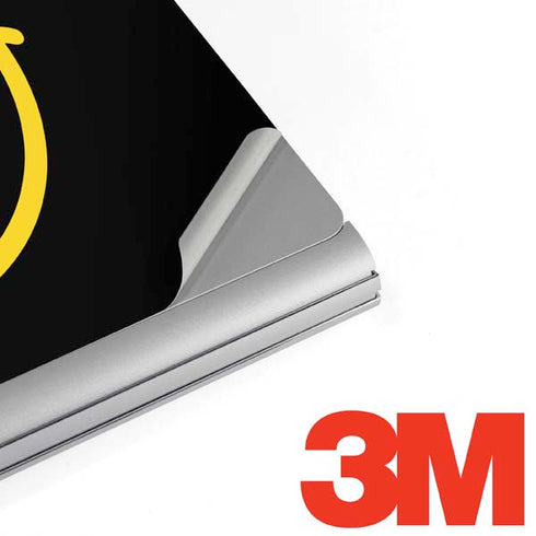 Black Happy Face Surface Book 2 13.5in Skin