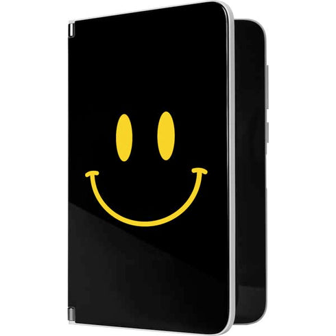 Black Happy Face Surface Duo Skin