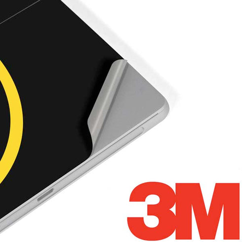 Black Happy Face Surface Go Skin