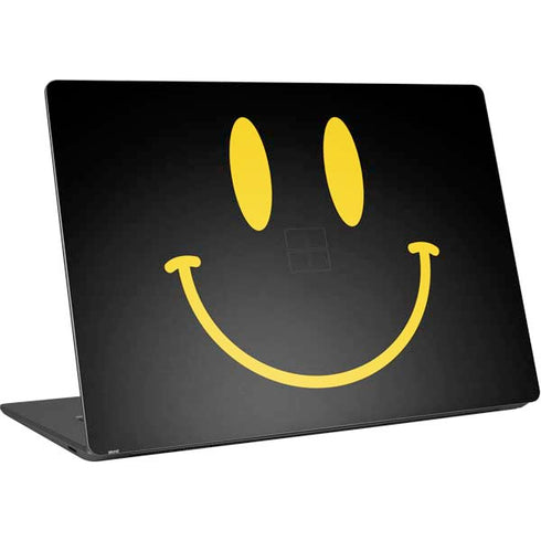 Black Happy Face Surface Laptop 4 15in Skin