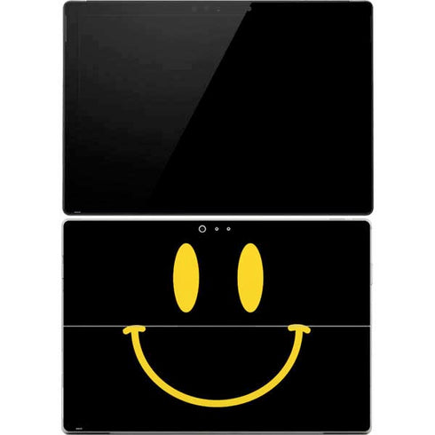 Black Happy Face Surface Pro 4 Skin