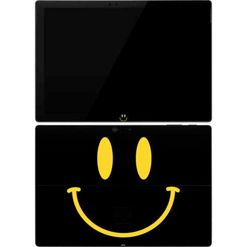 Black Happy Face Surface Pro 7 Skin
