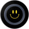 Black Happy Face Wireless Charger Skin